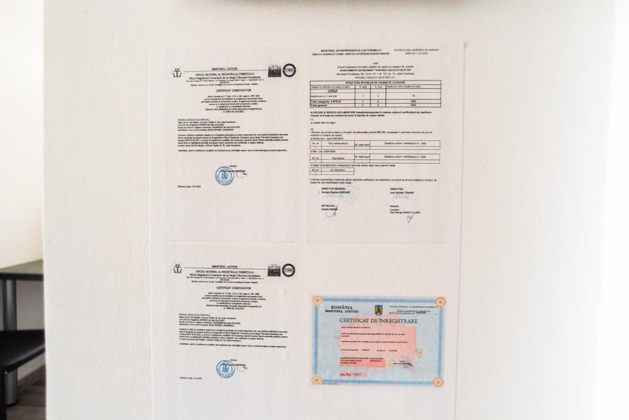 Popasul Dacului Calator Apartment Hunedoara Bagian luar foto